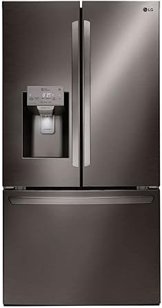 LG LFXS28968D 28 Cu.Ft. Black Stainless French Door Refrigerator — main product image