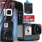 GoPro Hero10 Black Action Camera + 64GB SD Card