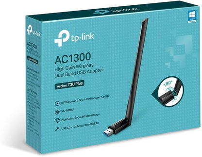 TP-Link Archer T3U Plus AC1300 USB 3.0 WiFi Adapter