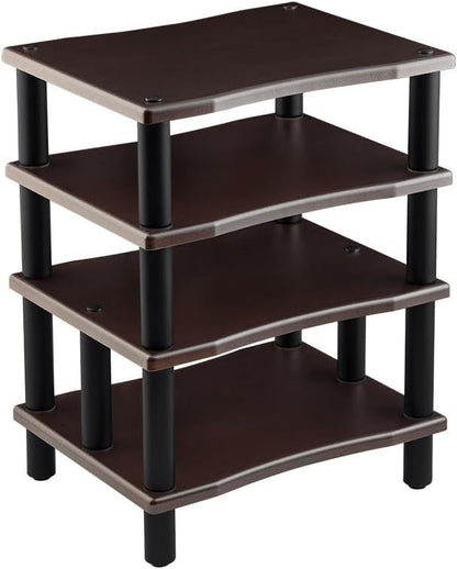 Monoprice 139167 Monolith 4 Tier Audio Stand XL Espresso