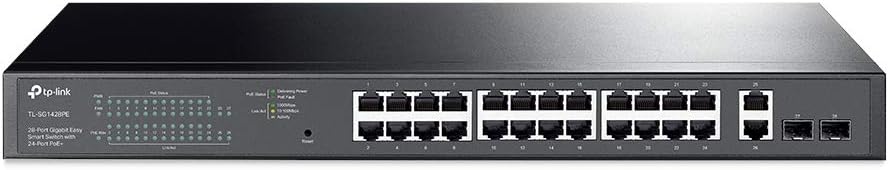 TP-Link TL-SG1428PE 24-Port Gigabit PoE Switch Managed