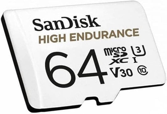 SanDisk SDSQQNR-064G-GN6IA 64GB High Endurance MicroSD Card 4K