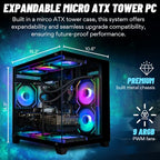 Empowered PC Panorama RTX 5080 Gaming Desktop with Tempered Glass