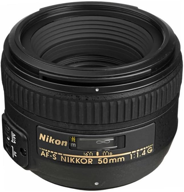 Nikon AF-S 50mm f/1.4G Prime Lens DSLR Camera