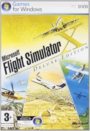 Microsoft Flight Simulator X Deluxe PC Game — main product image