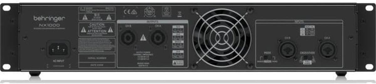Behringer NX1000 1000-Watt Class-D Power Amplifier
