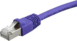 Monoprice Cat6A Ethernet Patch Cable Purple 5ft