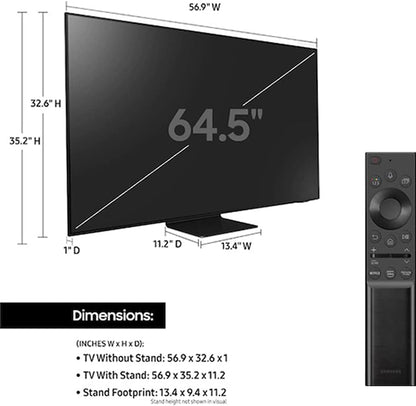 Samsung E18SAMQN65QN90AA 65" Neo QLED 4K TV Soundbar Bundle
