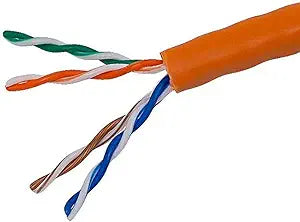 Monoprice 140764 Cat5e Ethernet Bulk Cable - 305m Orange — main product image