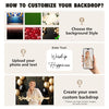 Acoweno Personalized Photo Backdrop Banner, Made in USA