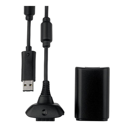 Microsoft NUF-00001 Xbox 360 Play and Charge Kit Black