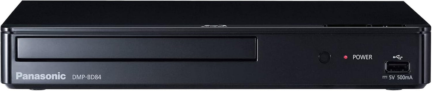 Panasonic DMP-BD84P-K Blu-Ray DVD Player Full HD Dolby