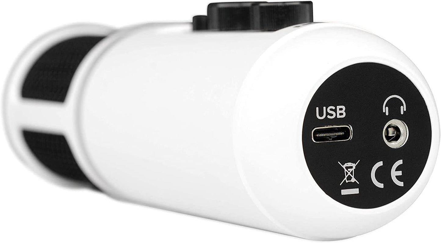 Mackie EM-USB-LTD-WHT Limited Edition White USB Microphone