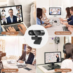 Generic 2K Autofocus PC Webcam with Privacy Shutter