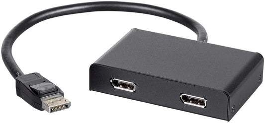 Monoprice 121972 DisplayPort 1.2 MST Hub Dual Monitor