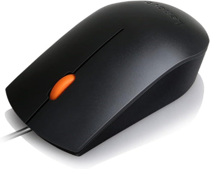 Lenovo GX30M39704 USB Mouse: Wired, Optical, Ambidextrous Design