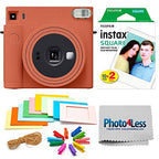 Fujifilm Instax Square SQ1 Instant Camera Bundle - Terracotta Orange