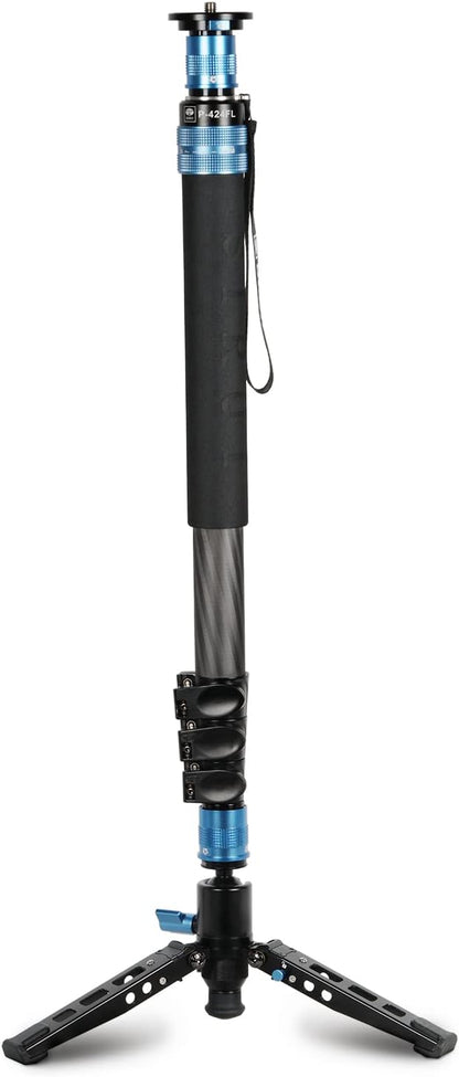 Sirui P-424FL Carbon Fiber Monopod: 75", with Feet
