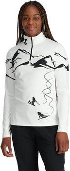 Spyder 38B125318 Women's Figure 8 1/2 Zip Shirt