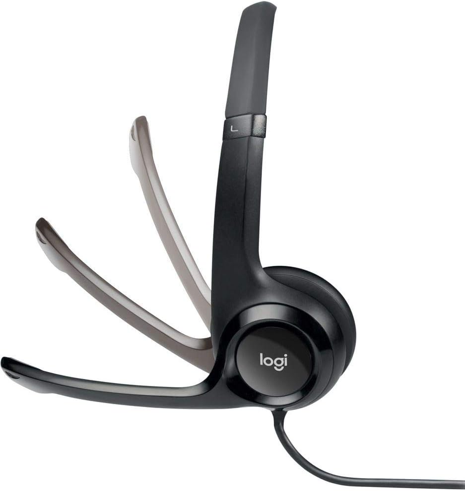 Logitech 981-000014 ClearChat Comfort USB Headset H390 (Renewed)