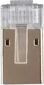 Monoprice 134417 Shielded RJ45 Cat6a Connector Plugs