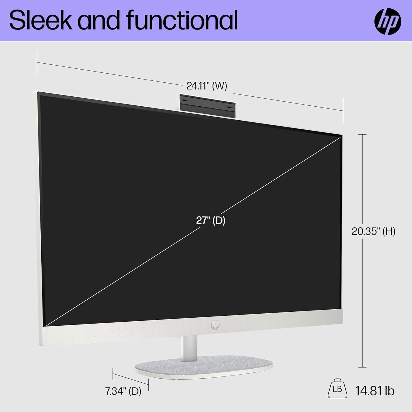 HP HP 27 All-in-One Intel Core Ultra 7 Touchscreen Desktop