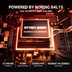 ATTACK SHARK RS3 Ultra Carbon Fiber Wireless Gaming Mouse