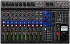 Zoom AUS-L12-COMBO-STD LiveTrak L-12 Mixer Recorder Bundle