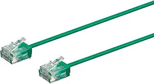 Monoprice 139081 Slimrun Cat6 50ft Ethernet Cable - Green — main product image