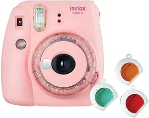 Fujifilm 705064932 Instax Mini 9 Clear Pink Instant Camera