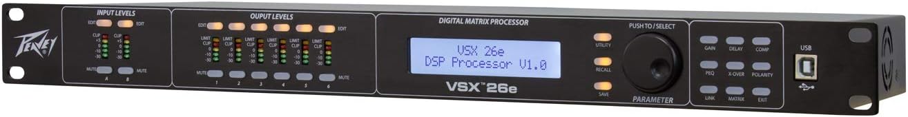 Peavey 4000110 VSX 26e DSP Loudspeaker Management System