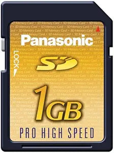 Panasonic rp-skd01gu1a 1GB Secure Digital SD Card