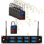 Nady 8W-1KU-HM10-BG-NEUS 8 Channel Wireless Headset Microphone System