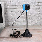 Hemobllo Flexible USB Webcam with Built-In Microphone