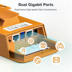 AdaLov CPE469 Outdoor Point-to-Point WiFi Bridge (2-Pack)