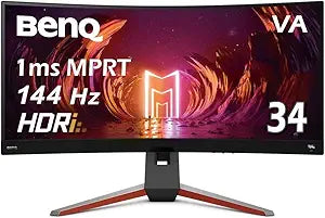BenQ EX3410R MOBIUZ Curved Gaming Monitor - 34" 144Hz