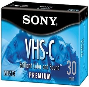 Sony TC30VHGL//C 30 Minute VHS-C Tape Single