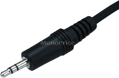 Monoprice 100649 3.5mm Audio Stereo Extension Cable - 12ft, Black