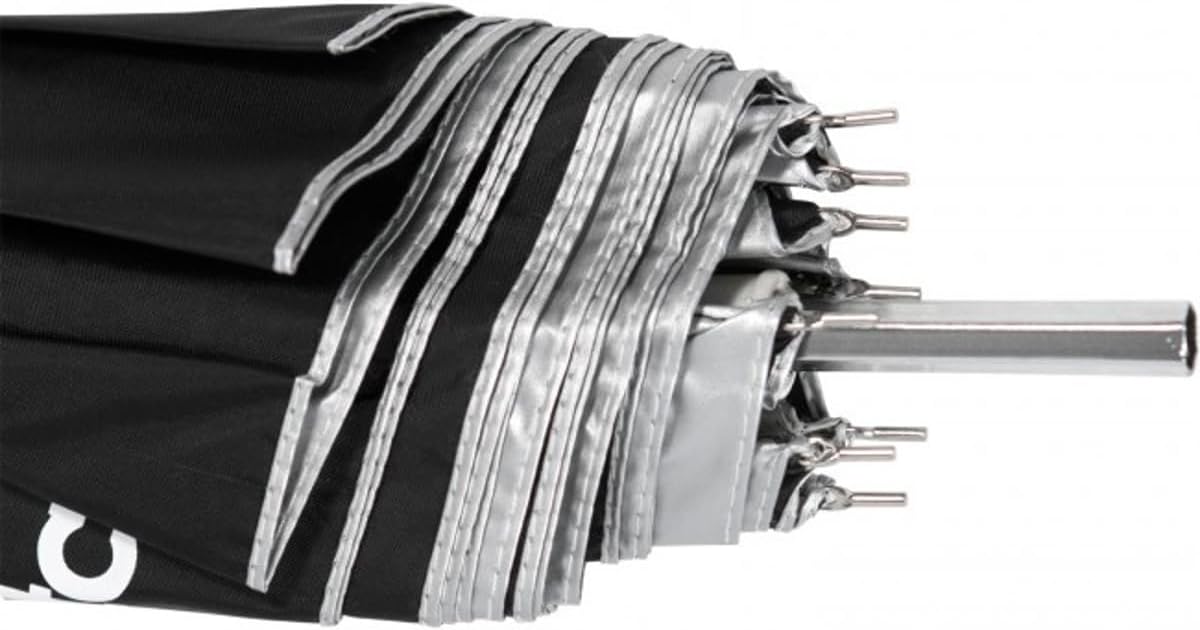 Westcott 2002 43-Inch Soft Silver Collapsible Umbrella