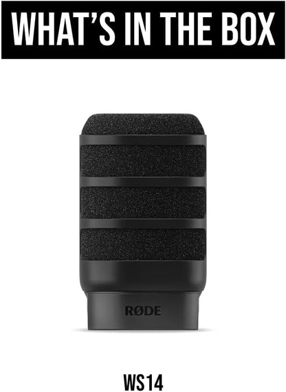 Rode WS14 Premium PodMic Pop Filter Black