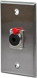 Monoprice 107399 1/4" TRS Stereo Jack Wall Plate