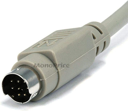 Monoprice 100517 6ft MDIN8 M/M Cable - Mac+ Imagewriter II Beige