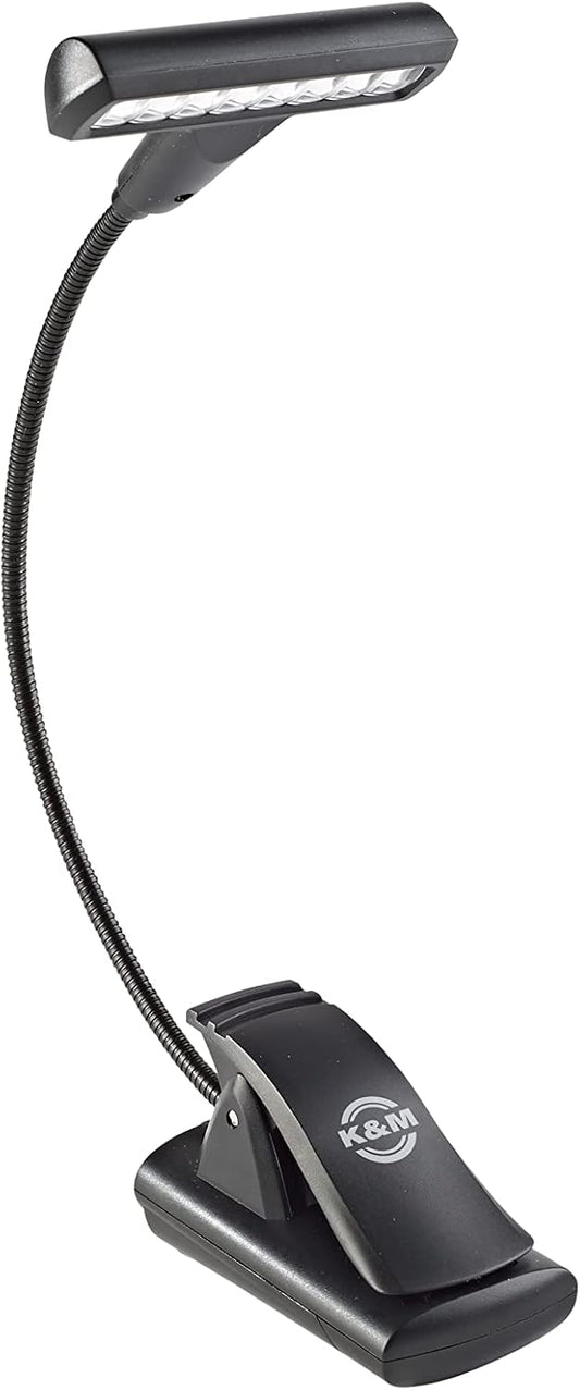 K&M 12247.000.55 LED Music Stand Light Clip-on Lamp
