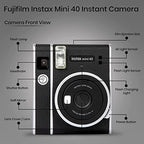 Fujifilm Instax Mini 40 Instant Camera Film Bundle