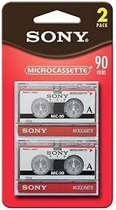 Sony 2MC90L 90-Minute Microcassette 2-Pack