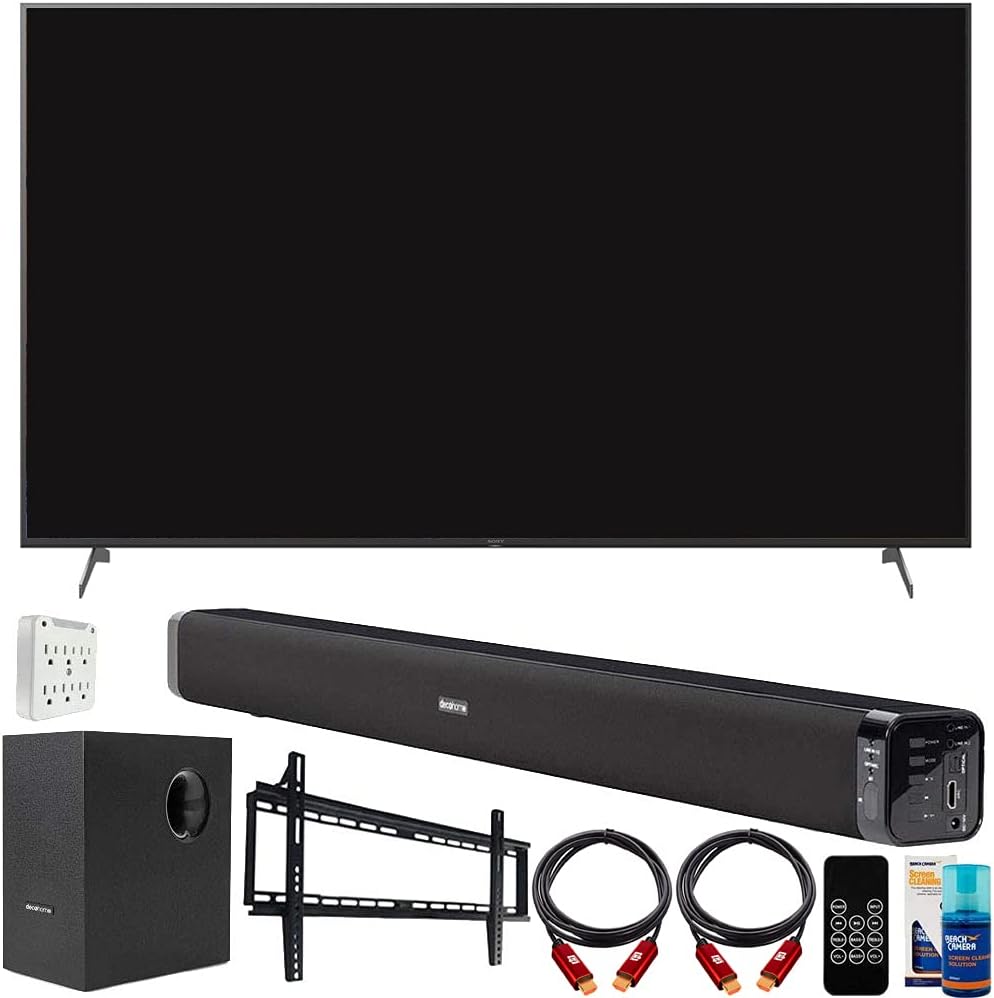 Sony E10SNKD85X91J 85" 4K UHD Smart LED TV Bundle