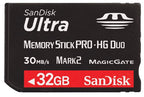 SanDisk SDMSPDH-032G 32GB Memory Stick PRO-HG Duo