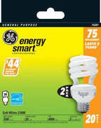 GE 74201 20W CFL Bulb 75W Equivalent 2-Pack