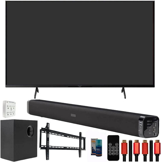 Sony E10SNKD43X85K 43" 4K HDR Smart Google TV Bundle