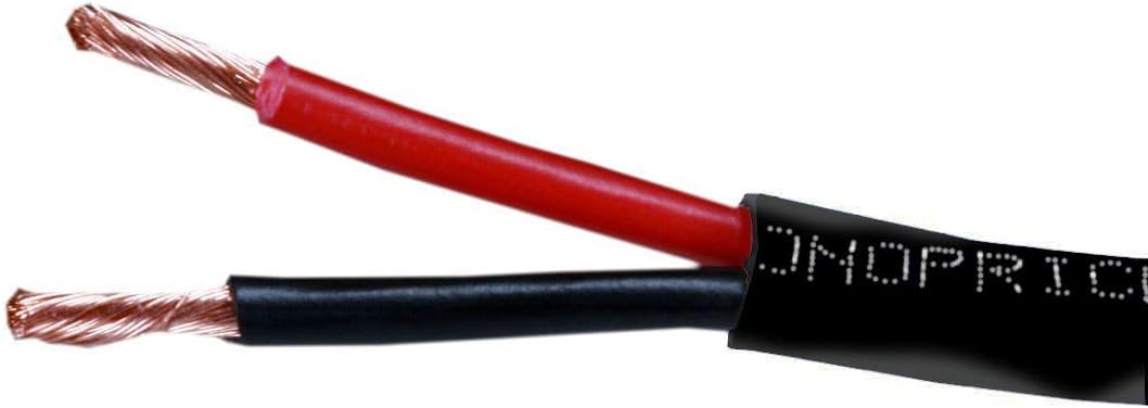 Monoprice 141375 14AWG CL2 Rated Speaker Wire, 50ft